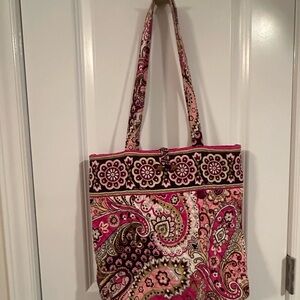 Vera Bradley Pink Paisley Tote Bag